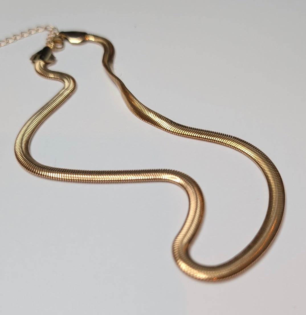 Multi Layer Gold Necklace With Cross, Hearts, Herringbone Necklace