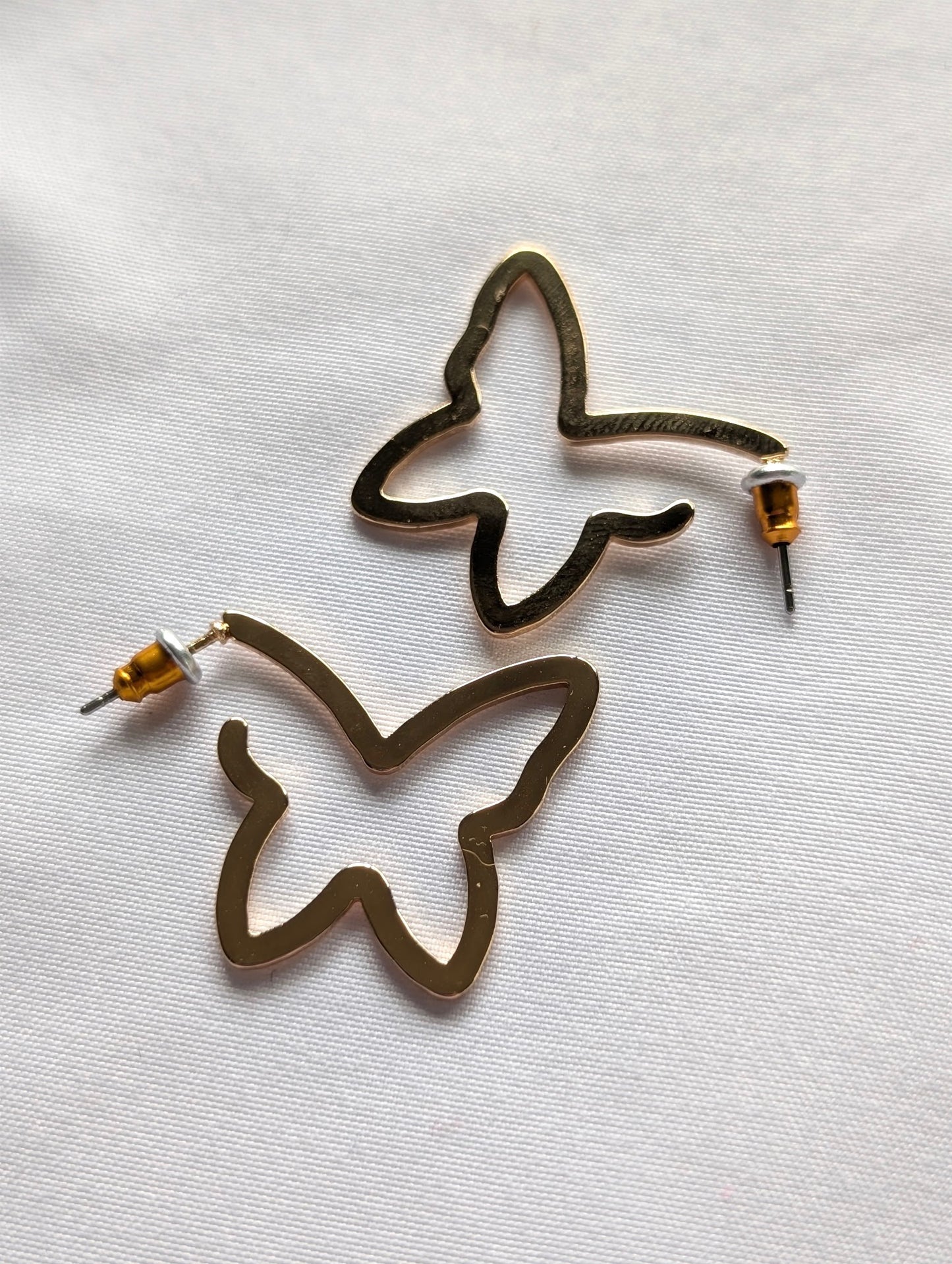 Classic Gold Butterfly Earrings