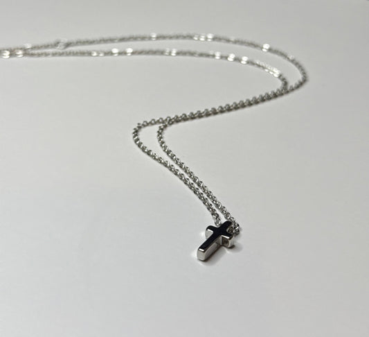 Silver Cross Necklace