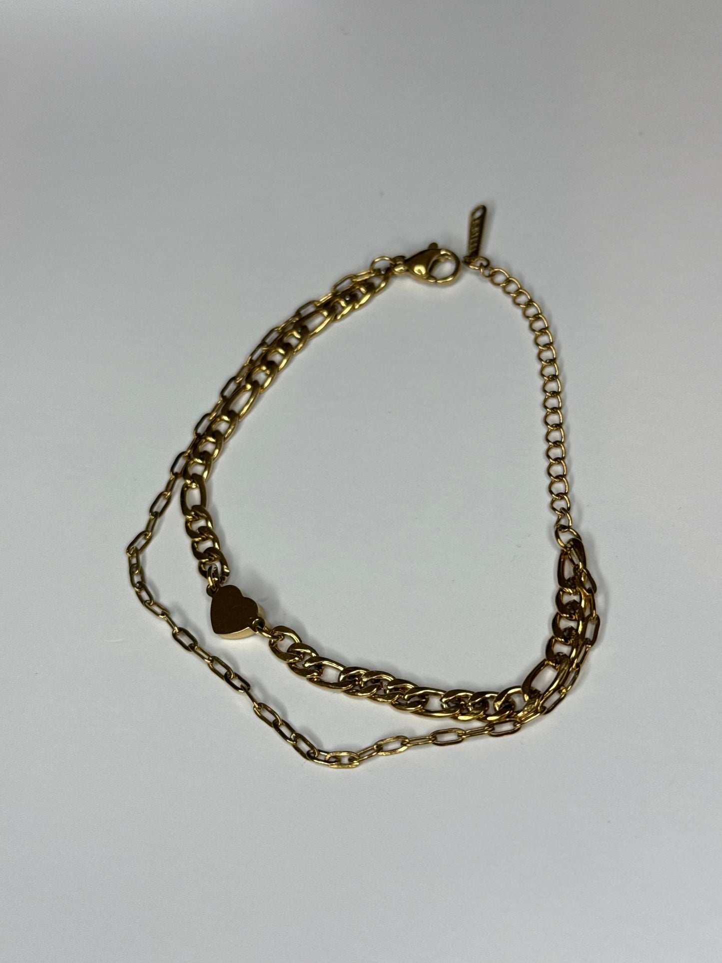 Dainty Heart Rhine Bracelet